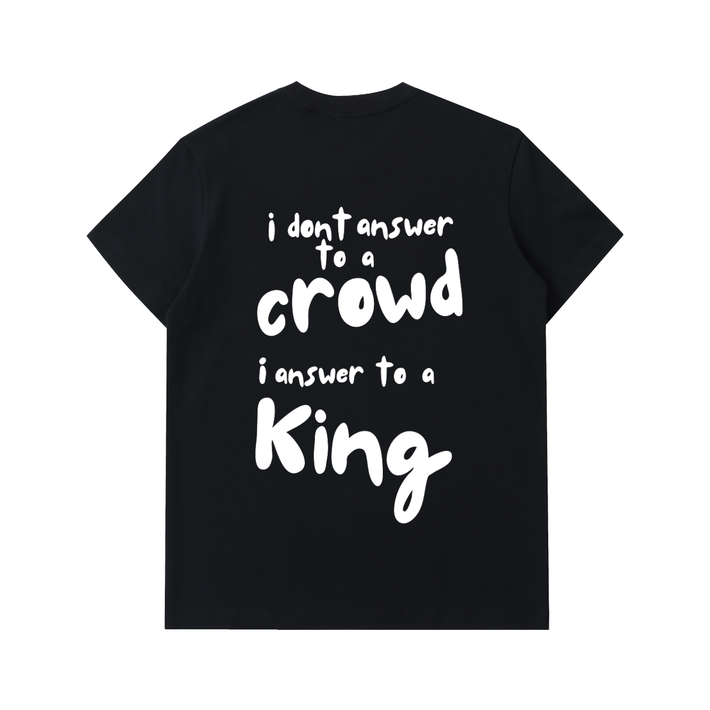 I answer to a King Essential Heavyweight Cotton T-Shirt