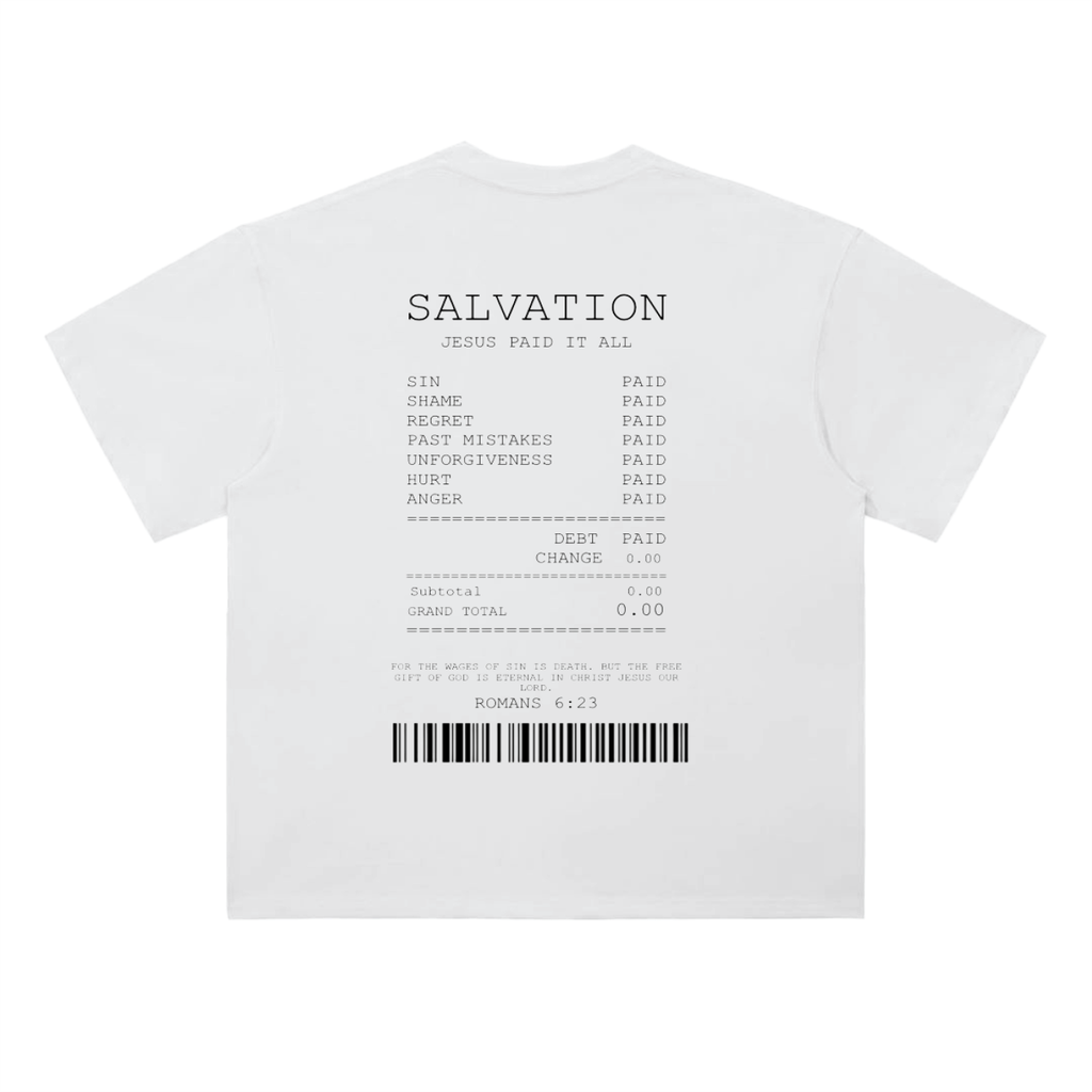Salvation Heavyweight Drop Shoulder Cotton T-Shirt
