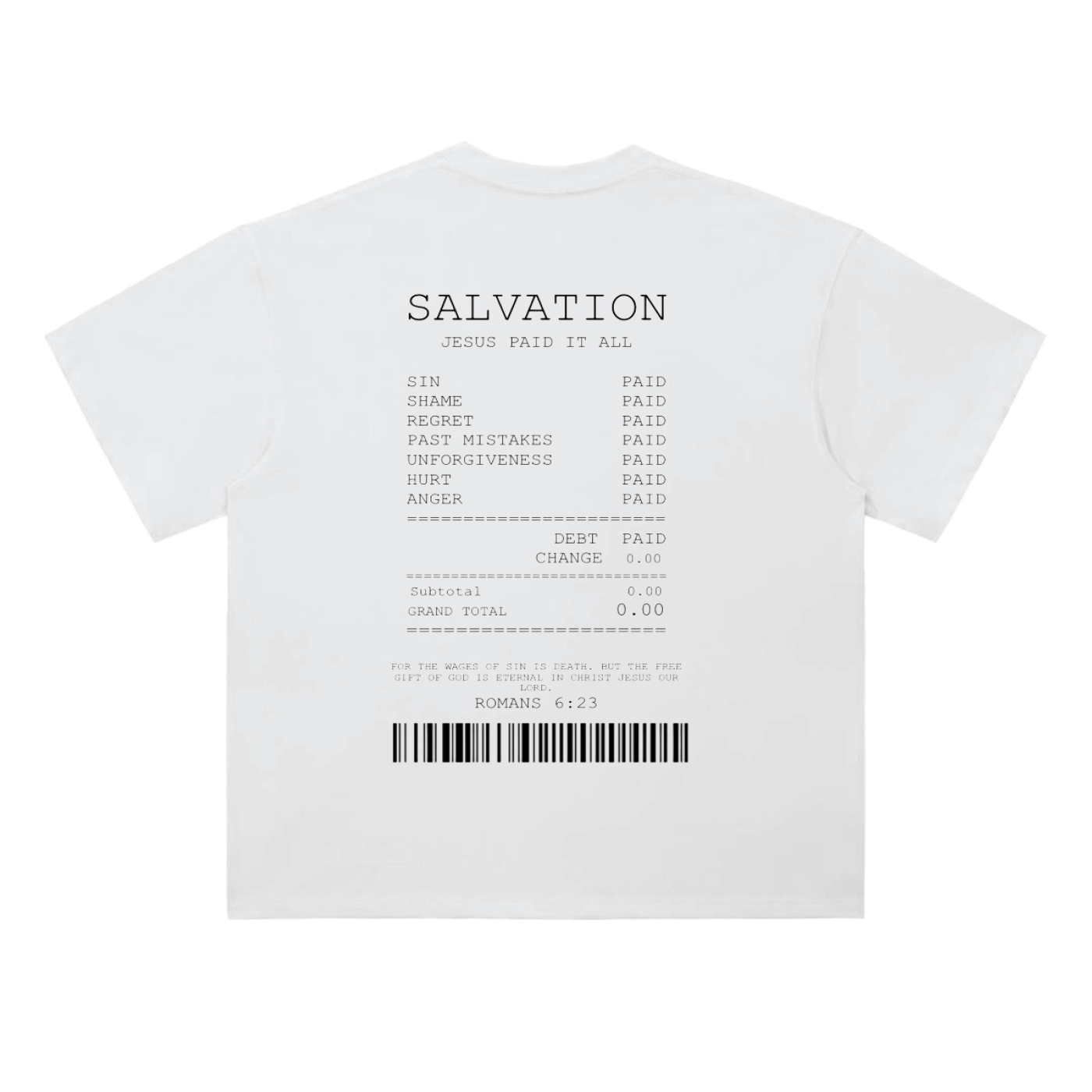 Salvation Heavyweight Drop Shoulder Cotton T-Shirt