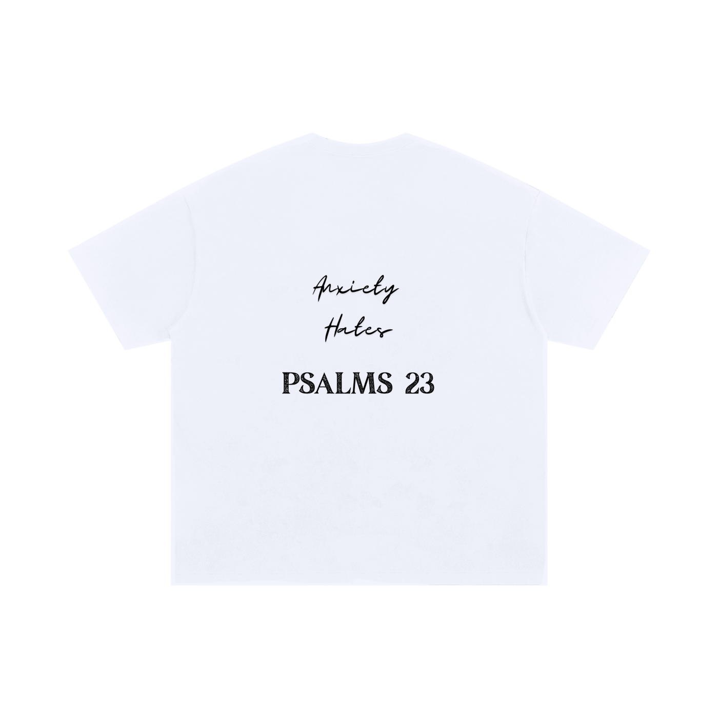 Psalms 23 Unisex Oversized Cotton T-Shirt
