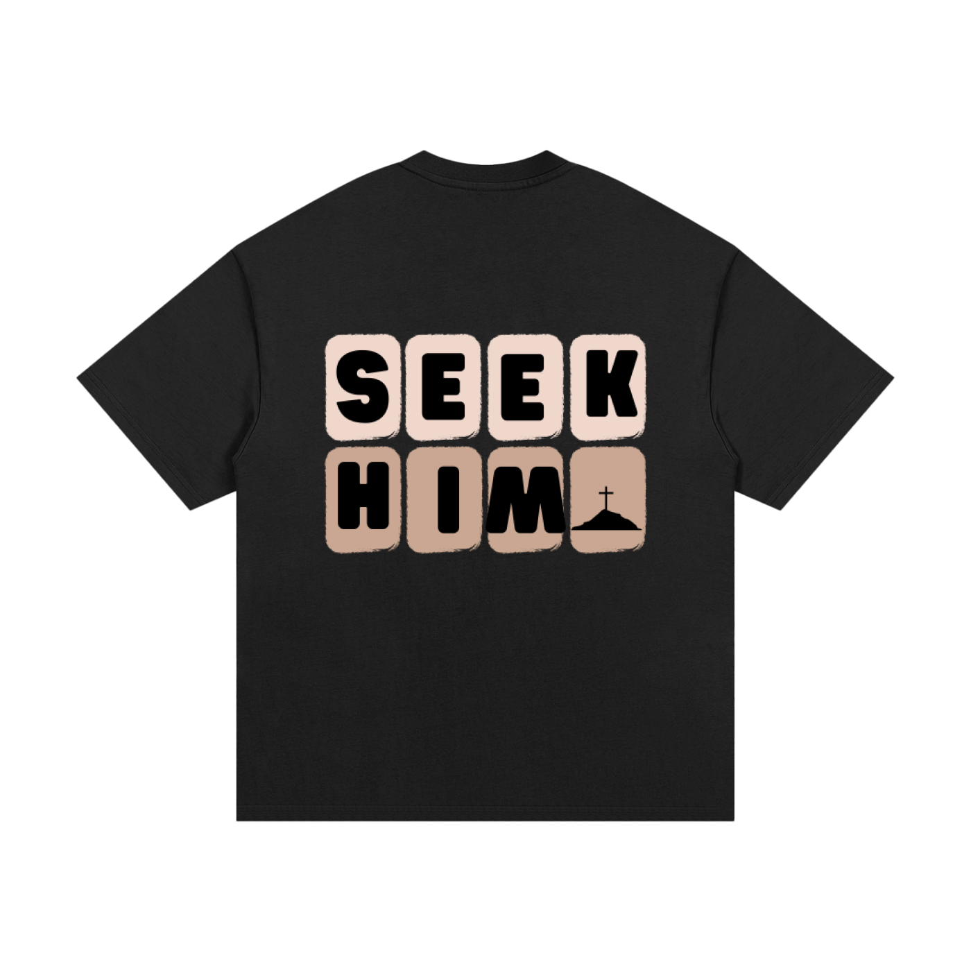 Seek Him Essential Heavyweight Cotton T-Shirt