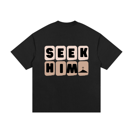Seek Him Essential Heavyweight Cotton T-Shirt