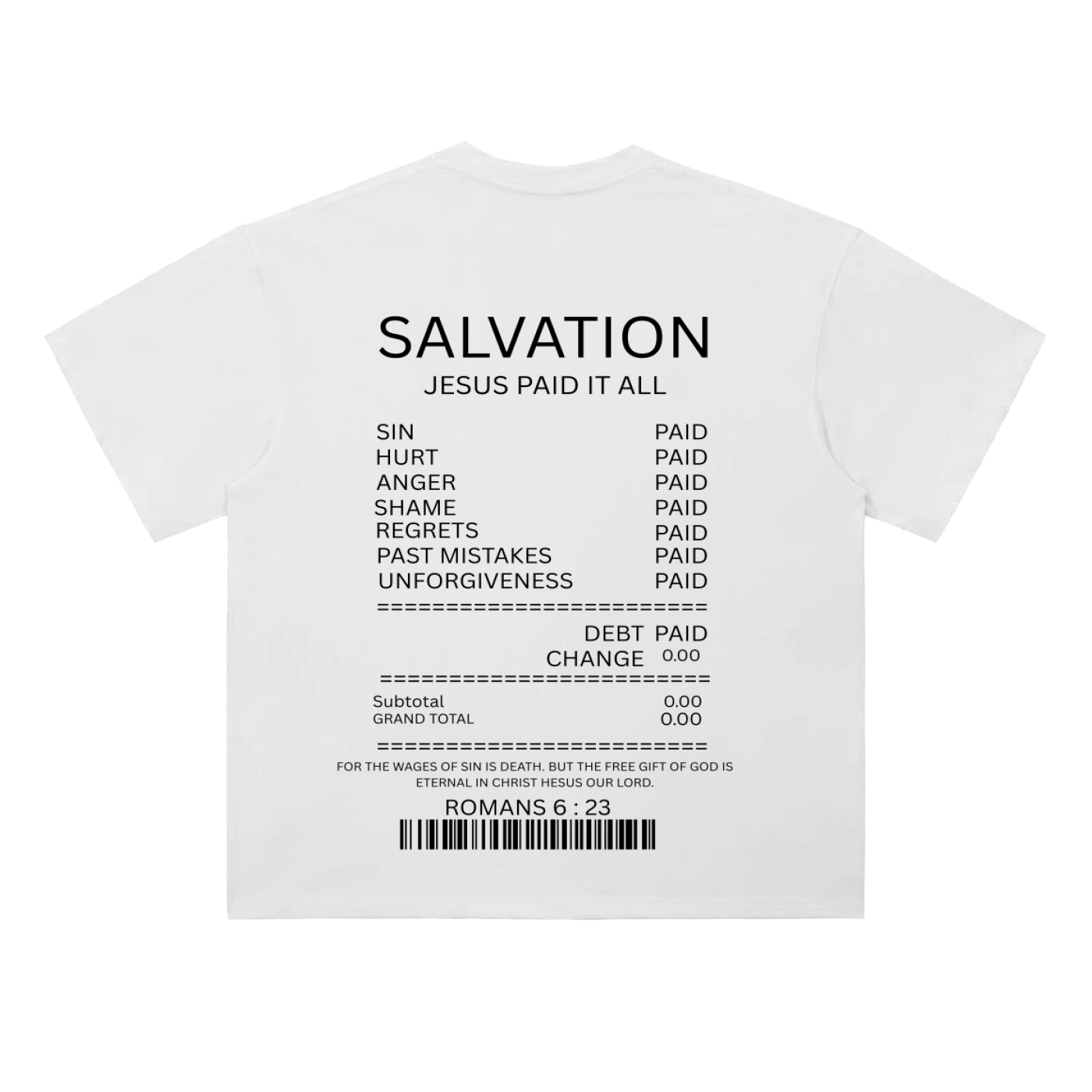Salvation Heavyweight Drop Shoulder Cotton T-Shirt