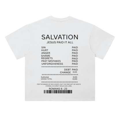 Salvation Heavyweight Drop Shoulder Cotton T-Shirt