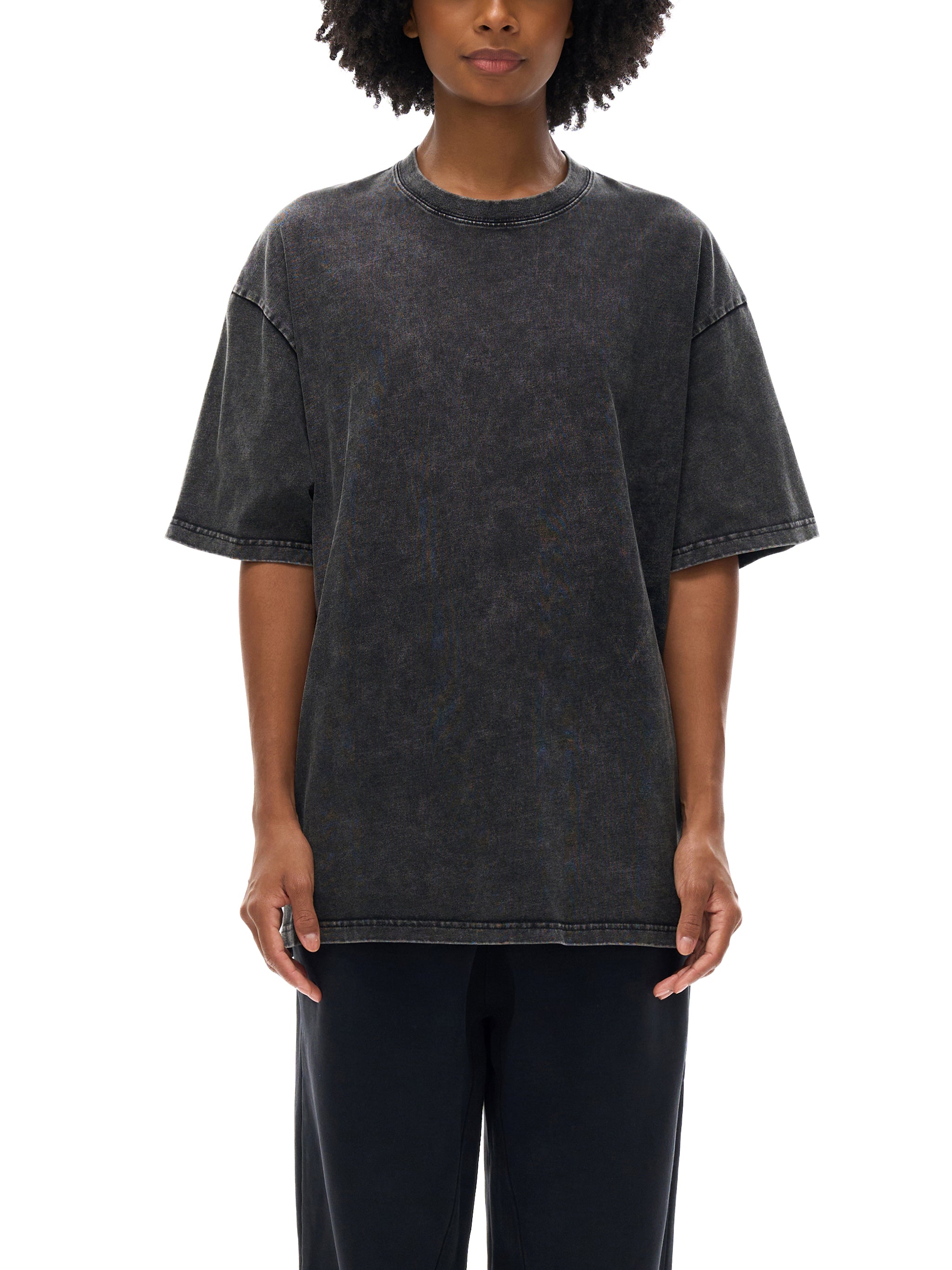 A little more like Jesus Snow Washed Oversized Cotton T-Shirt
